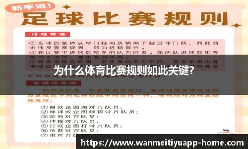 为什么体育比赛规则如此关键？